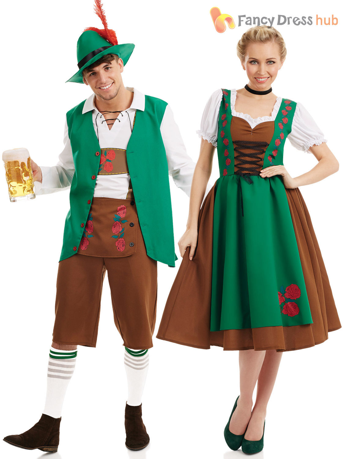 F1790 Ladies Traditional Bavarian Girl Fancy Dress Costume
